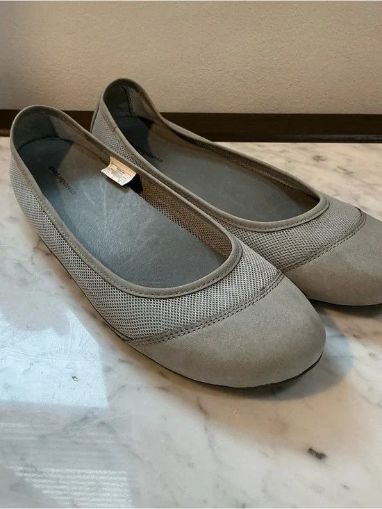 🤎 Patagonia Women’s Light Gray Maha Breathe Ballet Flats - Size 8 - Picture 6 of 9